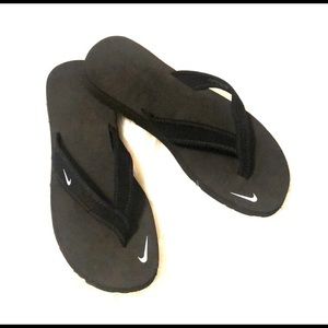 NIKE BLACK SANDAL FLIP FLOP JUST DO IT CHECKMARK 7